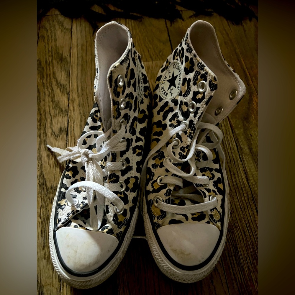 Converse Leopard High Tops